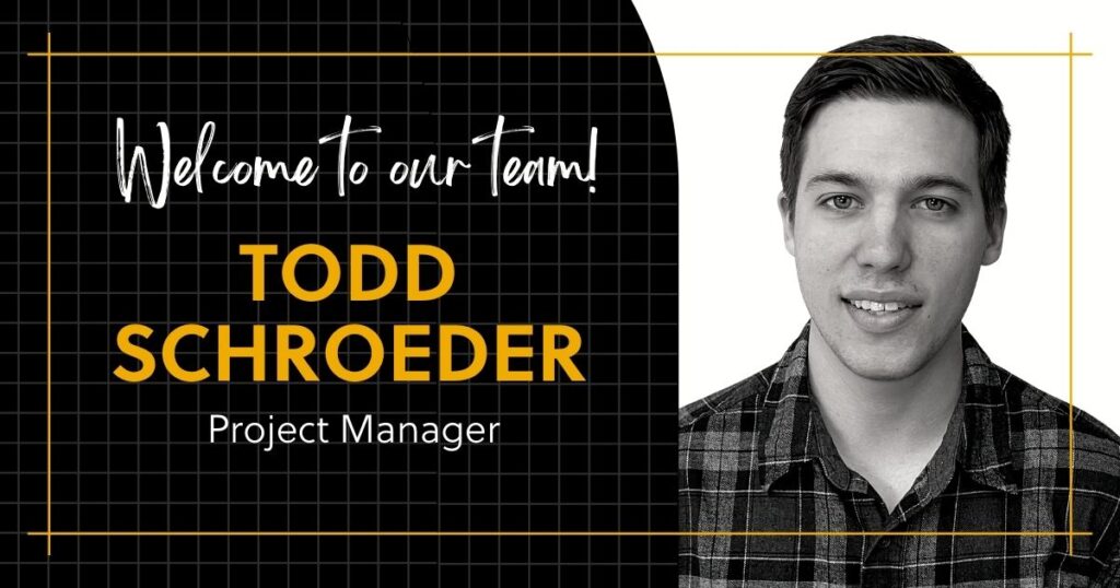 Welcome, Todd Schroeder