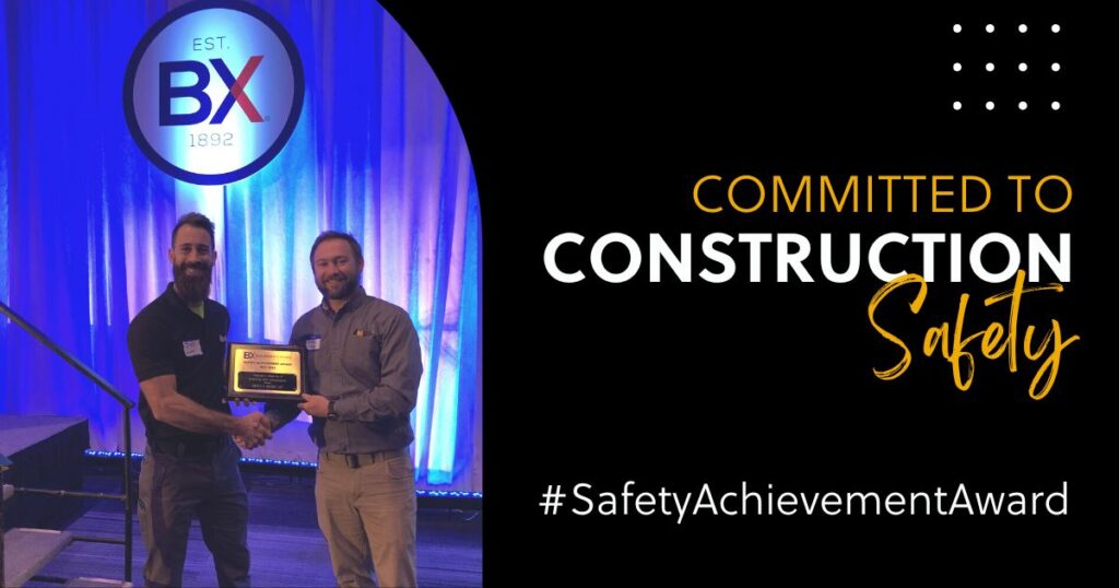 Committed to Construction safety Award Photo